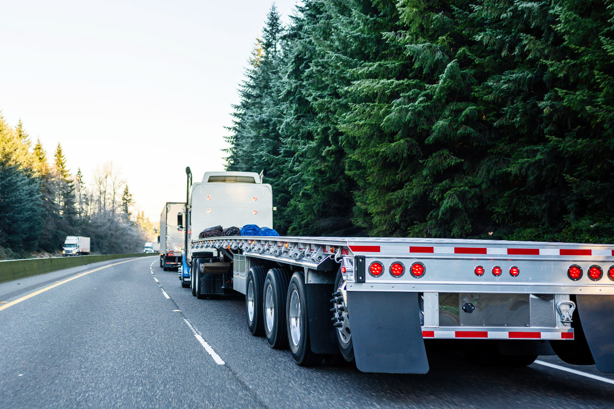 Flatbed truck